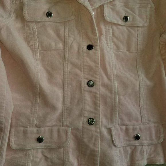 Chadwicks Soft Stretch Pink Corduroy Jacket 10 - Picture 3 of 5